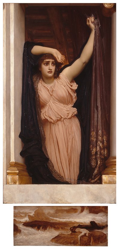 A última vigília do herói de Frederic Leighton