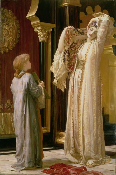 A luz do harém, c.1880 de Frederic Leighton
