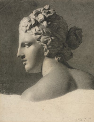 Estudo de um gesso Cast à la bosse, 1806. de Frederic Millet