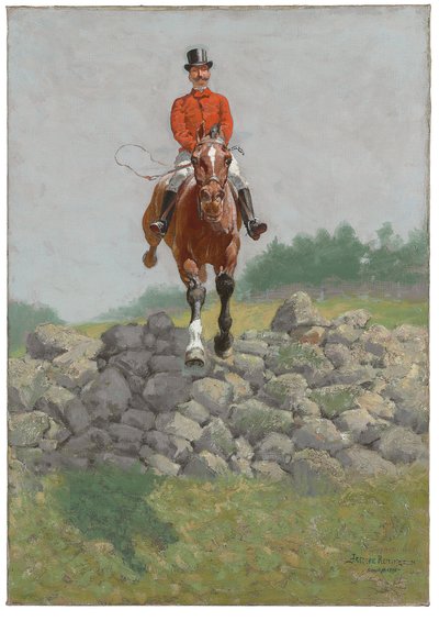 Um homem de caça de Frederic Remington