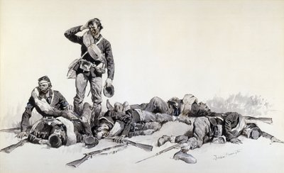 Depois da batalha de Frederic Remington