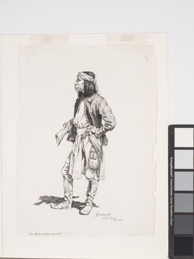 Um soldado apache, ou batedor de Frederic Remington