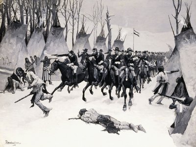 Batalha de Washita de Frederic Remington