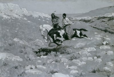 Cerimônia do cavalo mais rápido, c.1900 de Frederic Remington