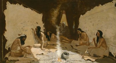 Historiadores da tribo, 1890-99 de Frederic Remington