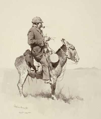 Jack "s Man William, A Modern Sancho Panza, de Frederic Remington