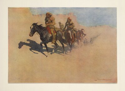 Jedediah Smith, do Colliers Weekly, pub. 1906 de Frederic Remington