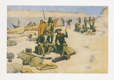 Lewis e Clark, da Colliers Magazine, pub. 1906 de Frederic Remington