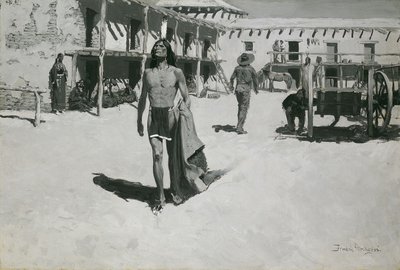 Nada além de olhares alegres Seguiu o morcego de Frederic Remington