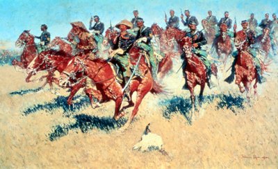 Nas planícies do sul, 1907 de Frederic Remington