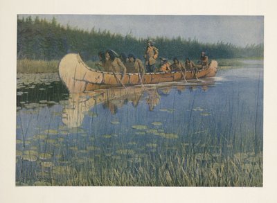 Pierre-Esprit Raddison (1636 - 1710), de Colliers Weekly, pub. 1906 de Frederic Remington