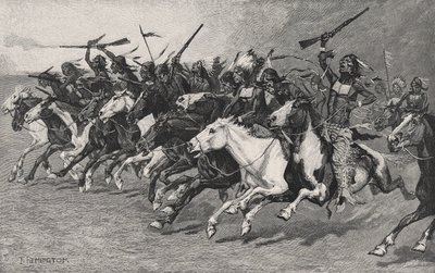 A carga no pólo solar de Frederic Remington