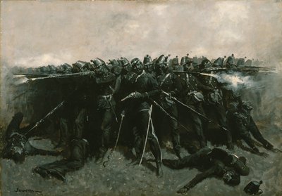 Praça da Infantaria, c.1893 de Frederic Remington