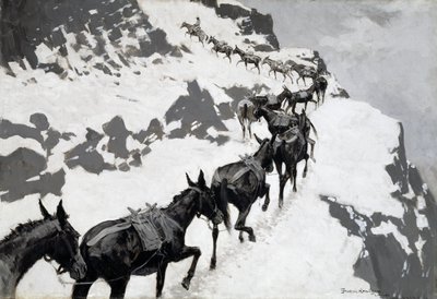 A Mula Pack de Frederic Remington