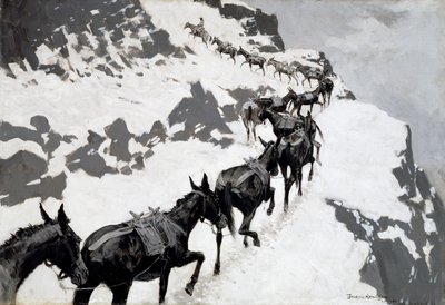 A Mula Pack de Frederic Remington