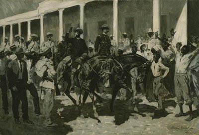 O regresso de Gomez a Havana de Frederic Remington