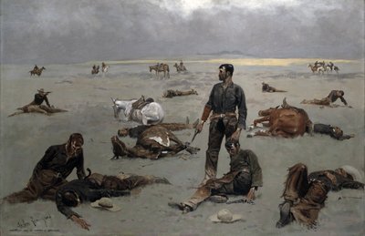 O que uma vaca sem marca tem custado, 1895 de Frederic Remington