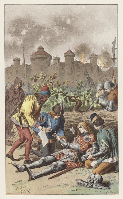 Ele é o grão-duque do Maine (cor litho) de Frederic Theodore (after) Lix