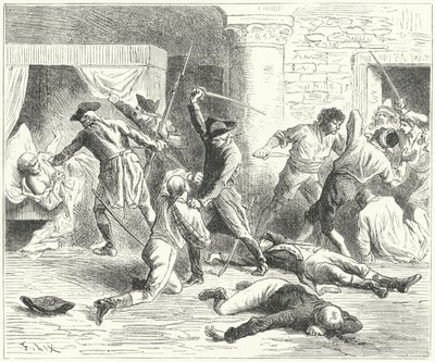 Massacre dos franceses em Verona de Frederic Theodore (after) Lix
