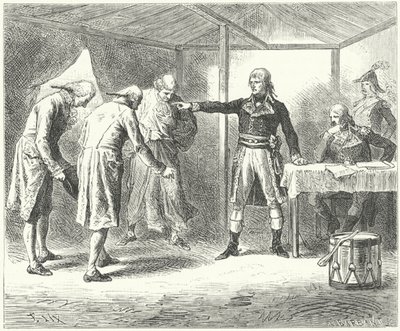 Napoleão demite a delegação veneziana após os massacres dos franceses em Veneza e Verona de Frederic Theodore (after) Lix