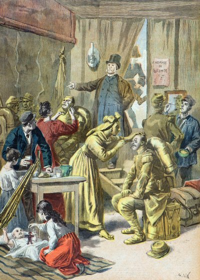 Uma atração na feira de pão de gengibre de Paris de Frederic Theodore Lix