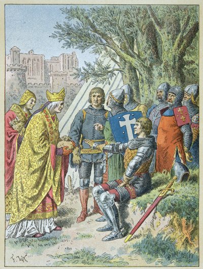 Bertrand Du Guesclin recebeu o rancor que procurou para manter Avignon de Frederic Theodore Lix