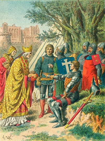 Bertrand du Guesclin e o legado papal de Frederic Theodore Lix