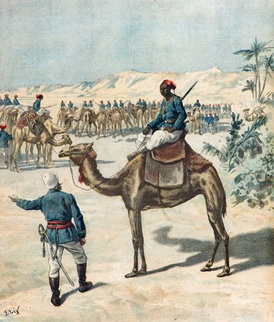 Tropas coloniais francesas de Frederic Theodore Lix