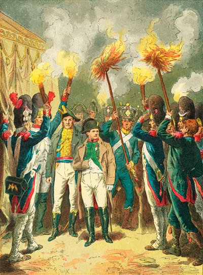 A véspera da batalha de Austerlitz de Frederic Theodore Lix
