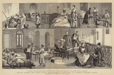 Egito após a guerra, Hospital Lady Strangford na Casa de Arabi, Cairo de Frederic Villiers