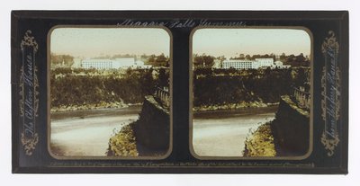 Summer Niagara Falls, The Clifton House from the Ferry House AY de Frederic and William Langenheim