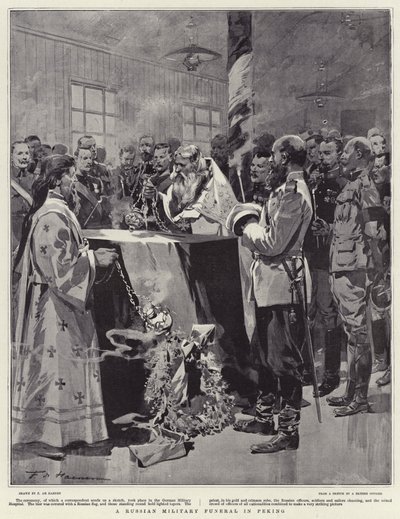 Um funeral militar russo em Pequim de Frederic de Haenen
