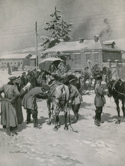 Fase de pós-cavalos nos Urais de Frederic de Haenen
