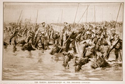 O Darling Horsemanship dos temidos cossacos, 1914-19 de Frederic de Haenen