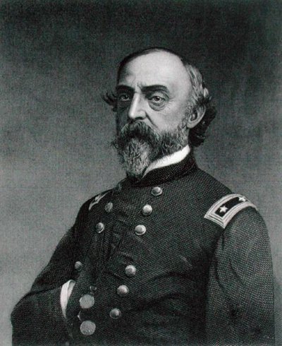 George Gordon Meade (1815-72) gravado por Robert E. Whitechurch (1814-c.83) após uma fotografia (gravura) de Frederick (after) Gutekunst