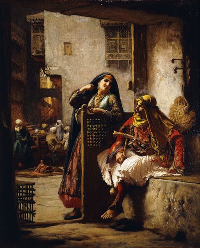 Uma visita do chefe, de Frederick Arthur Bridgman