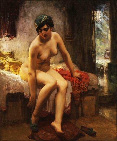 Uma prostituta argelina, de Frederick Arthur Bridgman