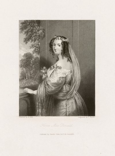 Flora MacDonald, c.1850 (gravura) de Frederick Bacon