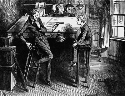 O romance &39;David de Charles Dickens de Frederick Barnard
