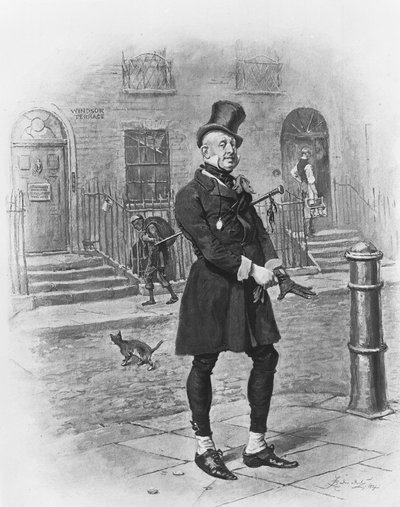 Sr. Micawber, 1880 de Frederick Barnard