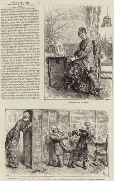 Pessoas que conheci, a filha favorita de Frederick Barnard