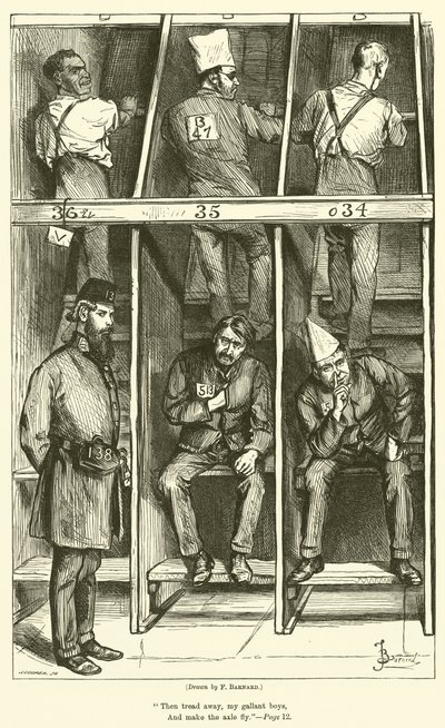 A canção do Tredmill de Frederick Barnard