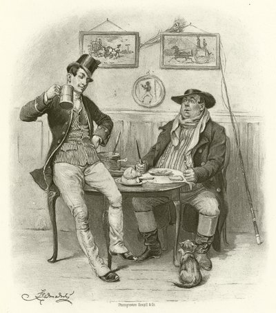 Os dois Wellers (gravura) de Frederick Barnard