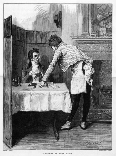 A Turquia é o Hoff, senhor! (gravura) de Frederick Barnard