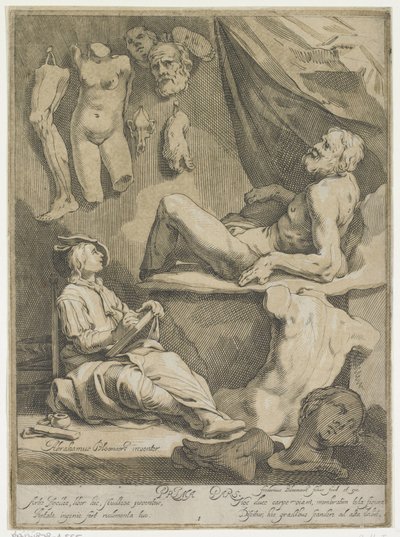 Página de título do original e famoso livro de desenho real
Página de título para: Abraham Bloemaert, Original e conhecido livro de desenho real. Volume 1 de Frederick Bloemaert