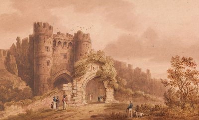 Castelo de Carisbrook, Ilha de Wight de Frederick Calvert