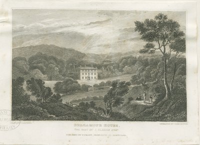 Colton -Bellamore House: gravação em aço, nd [c 1830] (imprimir) de Frederick Calvert