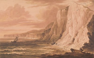 Culver Cliff, Sandown Bay, Isle of Wight de Frederick Calvert