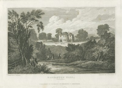 Darlaston Hall: gravura, nd [c 1830] de Frederick Calvert