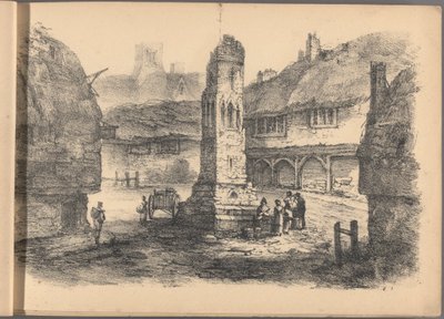 Um dos Sessenta Esboços da Série A de Casas de Campo. Londres, 1825. de Frederick Calvert